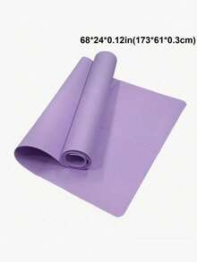 173*61cm EVA瑜伽垫，普拉提纯色运动垫，带绑带，适用于瑜伽、普拉提、平板支撑、健身、体操、锻炼、健身房、家庭锻炼，母亲节、生日等的绝佳礼物。 - 均碼 - 查看 11