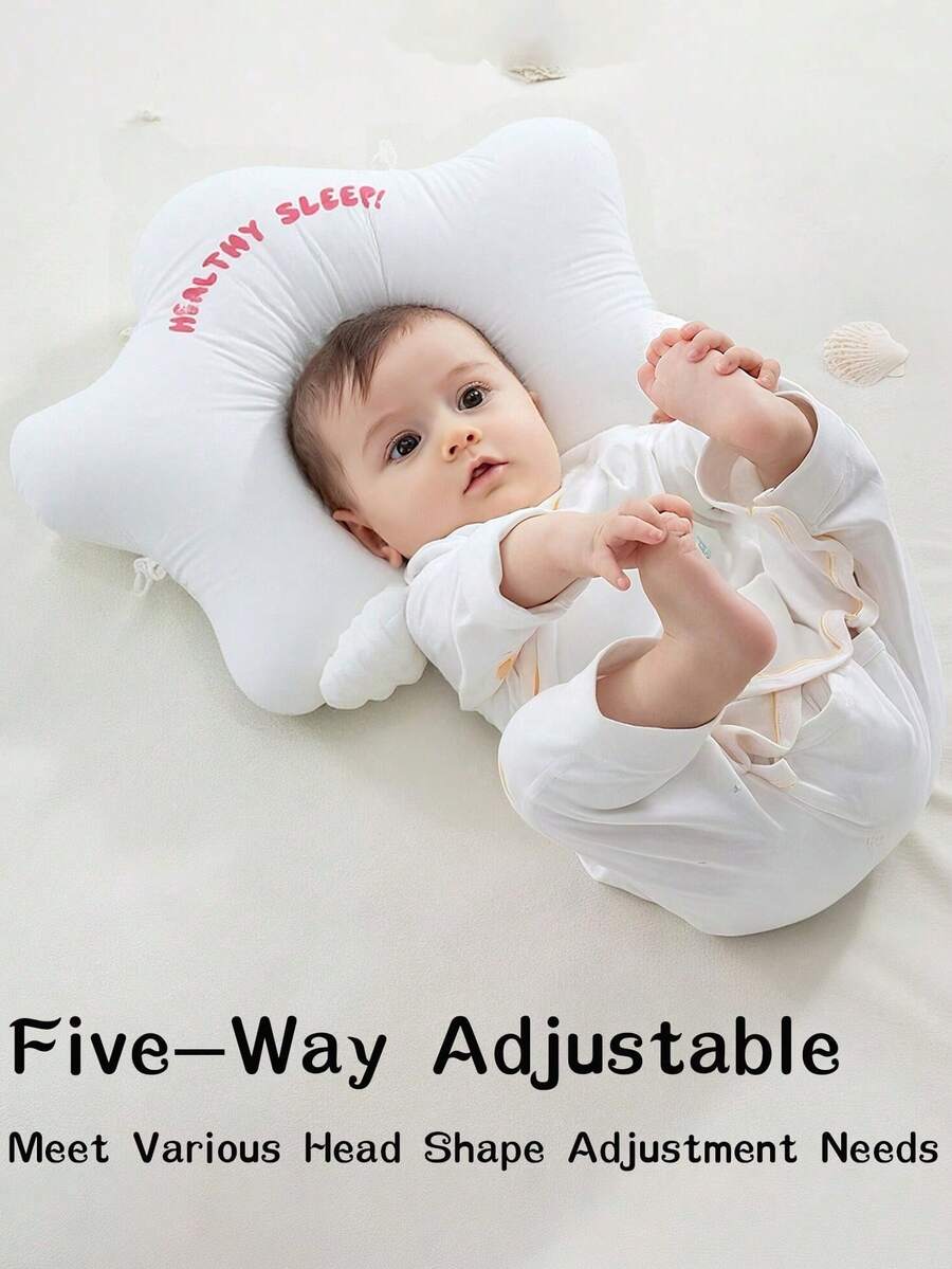 1 gối ôm đầu cho trẻ sơ sinh, gối hình ngôi sao năm cánh, điều chỉnh 5 hướng, thoáng khí, chống bẹt đầu, phù hợp với mọi hình dạng đầu, đa chức năng, điều chỉnh đa hướng, gối vải in họa tiết tạo sự thoải mái cho bé, gối ngủ cho bé, bộ ga trải giường thoáng khí, phù hợp cho bé trai và bé gái, ngăn ngừa bẹt đầu. - Nhiều màu1 - Xem 1