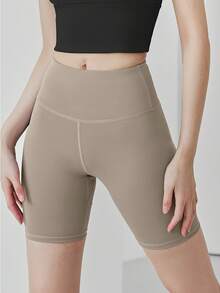 4Pack High-Waisted Yoga Pants - Breathable, High Stretch, Butt Lifting, Tummy Control, Comfortable And Soft, Sports Yoga Cycling, Women's Clothing, Spring/Summer Fashion - 紫色+黑色+藍色+卡其色 - 查看 9