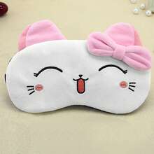 ATOMUS 1pc Cute Cartoon Cat Eye Mask, Sleep Nap Blackout Eye Mask, Relieve Eye Fatigue - Multicolor - View 6