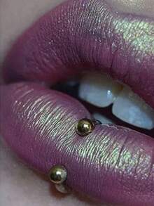 8件套不锈钢人体穿刺饰品套装 - 弯杆、卡珠环、唇钉，适用于鼻钉、眉钉、耳屏钉、耳软骨钉等穿刺部位 - 銀色 - 查看 7