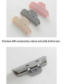 5pcs Food Sealing Clips, Moisture-Proof Preservation Bag Clips, Kitchen Food Storage Sealing Clips - Multicolor - View 5