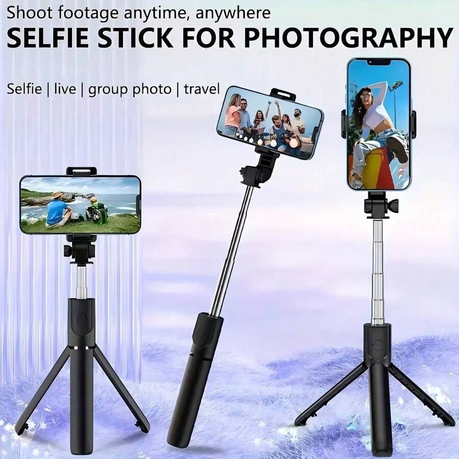 便携式可折叠自拍杆三脚架 - 查看 1