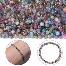 4毫米，30克/包，复古渐变玻璃珠，质地光滑，经久耐用，适合DIY手链、项链和其他小型珠宝制作项目 - 珠 - 查看 8