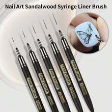 超细绘图笔工具美甲细线笔，超细绘图笔，渐变笔，美甲沙龙专用画笔套装 - 彩色 - 查看 3