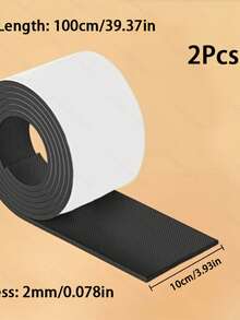 1 cuộn miếng lót chống trượt 39,37 inch, thích hợp cho ghế, chân bàn, sofa, ghế đẩu và các đồ nội thất khác - Bền, giảm tiếng ồn, chống trầy xước - Dễ cắt, bảo vệ bề mặt nhám của chân đồ nội thất, có thể cắt bằng dụng cụ - A - Xem 12