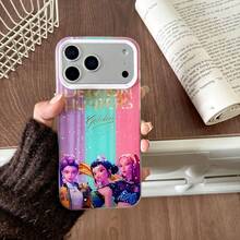 Hasbro 1 pieza Funda de teléfono adecuada para Witcher, compatible con iPhone 16 Pro Max, funda protectora suave con dibujos animados de chica anime, 17 - Multicolor - Ver 9