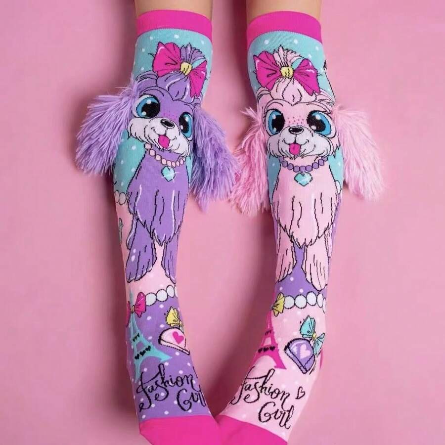 3D Fun Kids' High-Top Socks, One Size, Random Colors, Boy Or Girl MI 3D - A3 - Ver 1