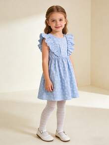 2条装女童透气网眼打底裤，甜美可爱淑女风贴身连裤袜，适合2-10岁女孩日常穿着，春夏款 - 白色 - 查看 2