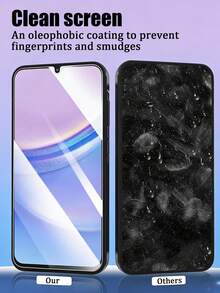 Bộ 5 miếng dán màn hình cường lực độ phân giải cao, bảo vệ điện thoại khỏi trầy xước và va đập, lớp phủ chống thấm nước, màn hình mịn, cảm ứng nhạy, tương thích với các dòng điện thoại A14/A15/A25/S23 Fe/A54/S24FE/A16/A36/A56//A16/A17/A07/Galaxy S21/S22/S23/S24 Ultra/S24FE/Galaxy S25 Ultra/S25/S26/S26 Ultra Series - Trong sáng - Xem 6