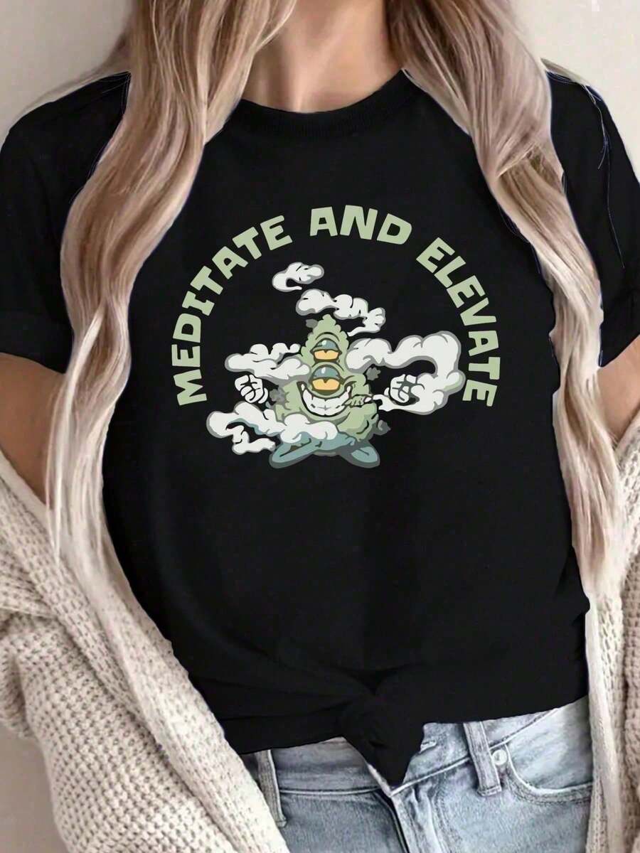 Women T-Shirts - Black - View 1
