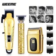 New Wireless Electric Hair Clipper Set, Suitable For Men, Portable Design For Home Or Outdoor Haircut And Beard Trimming, Meets Multiple Needs. WEEME Brand Collaboration Is The Best Gift For Boys And Fathers. - Multicolor - View 3