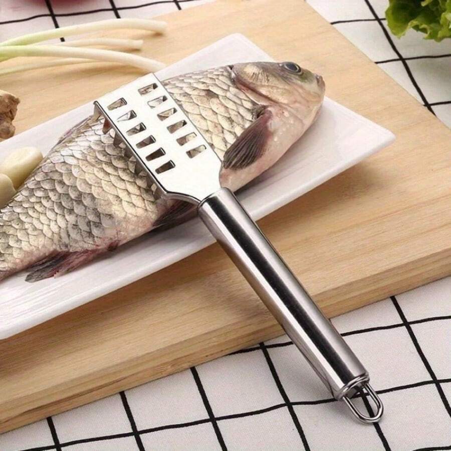 2/1 Set Fish Scale Scraper And Vegetable Peeler Combo, Rotating Blade With Ergonomic Non-Slip Handle, Easy To Operate And Dishwasher , Suitable For Fruits, Carrots, Vegetables And Fish