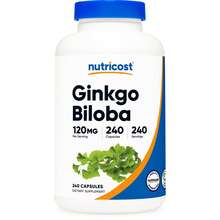 Nutricost Ginkgo Biloba 120mg, 240 Capsules - Extra Strength Ginkgo Biloba Extract - Gluten Free & Non-GMO | Ginkgo Biloba, Gingo Biloba, Memory Support, Cognitive Function, Lab Tested, Non-GMO, Premium Quality - 其他 - 查看 1