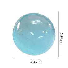 1pc Pink Sakura Coconut Oil Handmade Stress Relief Squeeze Toy, Blue Moldable Relaxation Fidget Toy - Multicolor - View 14