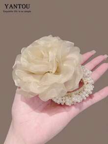 Polyester Rose Hair Scrunchie, Suitable For Daily Wear - Multicolor - View 6