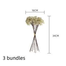 3/6 pièces Bouquet de fleurs artificielles, convient pour le bouquet de mariée, la couronne, la décoration florale DIY, la décoration de bureau et de maison - Multicolore - Voir 6