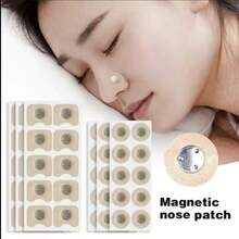 600/480/360/240/120 Magnetic Nsal Dilator, Nose Patches, Nsal Strips, Nsal Tapes, Sleep Nsal Dilator Patch Set - Designed To Increase Oxygen, And Nsal Breathing. Reduce Snoring, Nsal Relief, And Improve Sleep Quality, This Set Offers Snoring Solutions And Requires No Power Or Batteries.It Can Effectively Alleviate Snoring And Is A Great Gift For Back To School Season. - Square 600 stickers - 查看 7