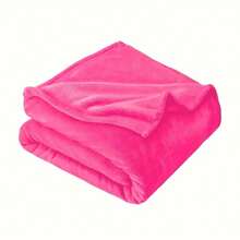 Double Blanket, Smooth Microfiber, Soft Touch, 2.00 X 1.80 M, Various Colors - 玫紅色 - 查看 2