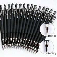 1-12支速干凝胶笔，0.5毫米，黑色墨水 - 书写流畅，速干，带笔夹，适合办公和学习使用 - 快乾凝膠筆 - 查看 9