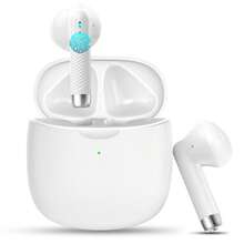 Wireless Earbuds, Bluetooth 5.3 Earbuds Stereo Bass, Bluetooth Headphones In Ear Noise Cancelling Mic, Earphones IP7 Waterproof Sports, 32H Playtime USB C Mini Charging Case Ear Buds For Android IOS - Xem 11