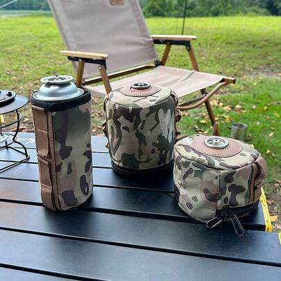 Túi đựng bình gas ngoài trời, hộp bảo vệ cho bếp cắm trại, chống rơi vỡ.