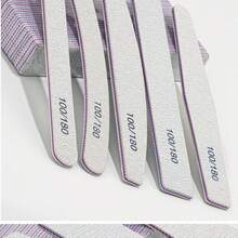 2片装指甲海绵磨甲条，指甲修型锉，指甲表面打磨，专业美甲工具 - 彩色 - 查看 10