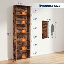 Bookcase - bruin - Bekijken 5