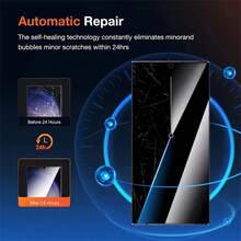 3 Stücke Anti-Spion Hydrogel flexible Bildschirmschutzfolie kompatibel mit Samsung Galaxy S26 S25 S24 S23 S22 S21 S20 S10 Plus Ultra S26+ S25+ S24+ S23+ S22+ S21+ S20+ Galaxy Note 10 20 Pro Ultra, Datenschutz, Vollflächenabdeckung, Antifingerabdruck, Ultra-klare Sicht, Glatte Oberfläche (kein gehärtetes Glas) - Schwarz - Übersicht 4