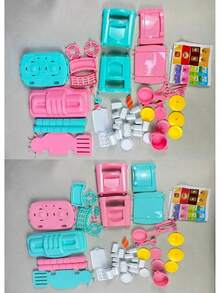 Kids Kitchen Playset, Mini Kitchen Counter DIY Realistic Cooking Food & Utensils Toys, Role Play Game, Parent-Child Interaction Toys, Gift For Girls - Pretend Play Kitchen Toys - View 11