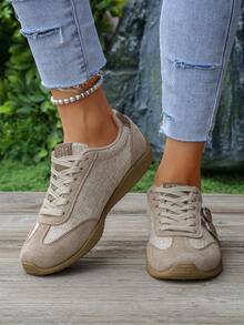 2026新款女士休闲运动鞋，大码，时尚，适合各种场合，全球畅销款 - 灰色 - 查看 2