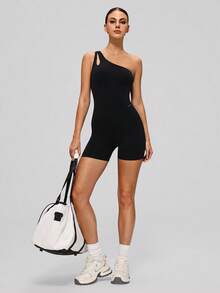 MASKERT Bộ áo liền quần yoga/thể dục không tay ôm sát, thời trang, co giãn cao, thoải mái dành cho nữ, có độ co giãn tốt, dành cho nữ, kiểu dáng ôm sát, thoải mái. - màu đen - Xem 8