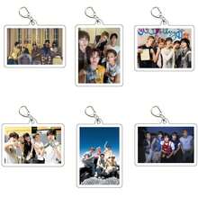 CORTI/S Korean Boyband 5-Member Group Photo Acrylic Keychain Pendant, High-Quality Backpack Decoration, Gift For Fans, Friends, Graduation - Multicolor - View 1
