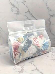 1pc Swimming Bag, Swimsuit And Swim Trunks Separate Storage Bag, Wet Dry Separate Storage Bag, Suitable For Beach/Swimming Pool Vacation - Zipper Closure, Lightweight And Portable, Can Be Used To Store Swimsuits, Towels And Travel Essentials, Suitable For Outings, Travel And Swimming - Multicolor - View 12
