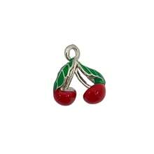 1pc Cherry Series Copper Pendant, Suitable For DIY Jewelry Accessories, Includes Cherry, Heart And Boot Elements, Vintage Style Multi-Purpose Pendant Accessory - Cherry - View 8
