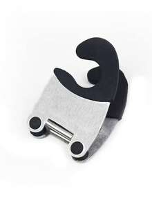 Soporte para utensilios de cocina de acero inoxidable, reposaespátulas para ollas, clip multifuncional de silicona, accesorio de cocina anti-quemaduras - C - Ver 9