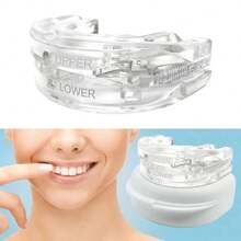 1pc Anti-Grinding Dental Guard, Sleep Bruxism Mouth Guard - White - View 2