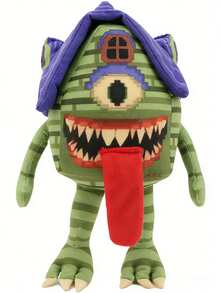 Steal A Brainrot Plush 9.8" Funny Monster Stuffed Toy, Soft Pillow Doll For Sofa & Bedroom Decor, Comfort Companion, Easter, Birthday & Mother's Day Gift - 橄欖綠 - 查看 10
