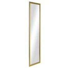 Espejo grande de 13x49 pulgadas con marco dorado para baño o sala de estar - 1 - Ver 4