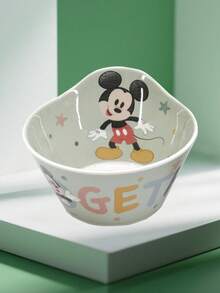 1 bộ đồ ăn hoạt hình Disney Mickey Mouse, quà tặng sinh nhật gia đình, bền đẹp, chống rơi vỡ. - Nhiều màu - Xem 10