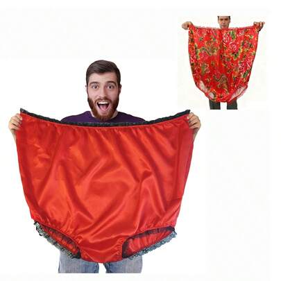 Pantalones divertidos extra grandes - Regalo de broma adecuado para mujeres, hombres, fiestas, ropa interior extra larga para adultos, lencería única, ropa interior gigante y extra grande, lencería de broma