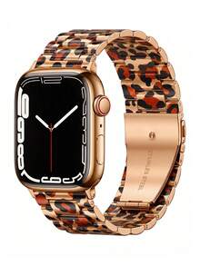 1条时尚实心不锈钢表带，兼容 38mm、40mm、41mm、42mm、44mm、45mm、46mm、49mm，时尚表带适用于 Ultra 3/2/1、11、10、9、8、7、SE3、6、5、4、3、2、1系列，是的时尚智能手表表带配件。 - 42(S3)/44/45/46/49mm - 查看 16