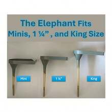 Pre Rol Cone Loader Cone Packer Fi All Ard Sized Cones From Minis To 70/24s To 90s To  /4" To  Size Load Fast Or Ow From A T Into Funnel Comes Wit Poker Stick Te Elepant - như hình ảnh - Xem 2