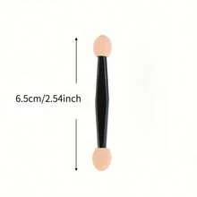 Bộ 50 miếng mút tán phấn mắt hai đầu bằng latex - Cọ tán phấn mắt dùng một lần, cầm tay, với đầu cọ phù hợp với nhiều loại da, lý tưởng để tán phấn mắt nhanh chóng, tiện lợi khi đi du lịch. - Màu be - Xem 5