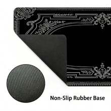 Vintage Victorian Framed Extra Large Mouse Pad, Gaming Desk Mat, Big Keyboard Pad, Washable, Non-Slip Rubber Base, Stitched Edge, Gift Mouse Pad, Desktop Protector, Study Desk Mat, Multiple Sizes Available, Computer Keyboard Pad, Laptop Mat Gaming Mouse Pad Desk Accessories Office Supplies Office Office Desk Accessories Mousepad Mouse Pad For Desk - View 9