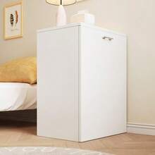 126x55x72.5cm Multifunctional Folding Table That Combines A Desk And Cabinet In One Design, With Two Storage Compartments For Efficient Organization, High Load Capacity, White. - 白色 - 查看 6