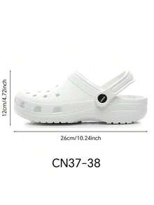 Dép bít mũi Miniso dành cho nam và nữ, dép xăng đan mùa hè, đế dày, chống trượt, thoáng khí, dép lê trong nhà, đế EVA mềm, khô thoáng, đế xuồng, dép đi vườn, dép đi biển, dép đi trong nhà. - Nhiều màu - Xem 12