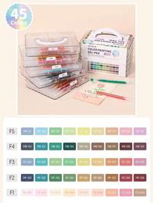 45/72/99 Colors Multicolor Gel Pens Set, Art Drawing Neutral Pens For Postcard, Greeting Card Making & Note Taking - Sets - View 14
