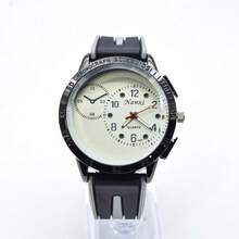 Reloj Digital para Hombre Estilo Ejecutivo y Sport Pulsera Moderna Versátil Función Cronógrafo, Calendario y Alarma Iluminación LED Impermeable para Uso Diario y Oficina - /Gris - Ver 1