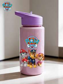 Paw Patrol 1 pièce Bouteille d'eau de 16 oz avec paille en silicone, couvercle amovible anti-fuite, disponible en 4 couleurs, idéal pour la rentrée scolaire, cadeau de rentrée, fête, voyage, école ou anniversaire - Multicolore - Voir 27